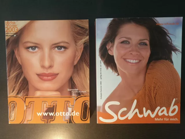 Otto Katalog Herbst/Winter 2003 Starmodel Karolina Kurkuma + Schwab Katalog