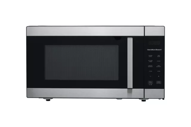 Hamilton Beach 1.6Cu Ft Sensor Cook Countertop Microwave Oven in Stainless Steel