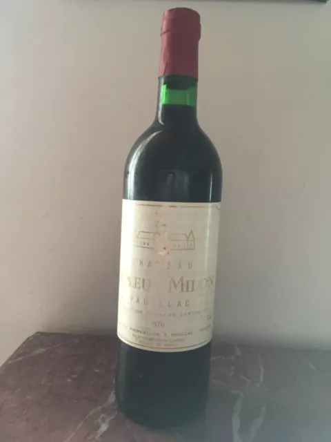 Pauillac Château La Fleur Milon année 1976 Cru Bourgeois