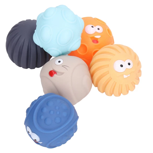 LISND Squeeze Balls Tactile Exploration Safe PVC Sensory Balls Spatial