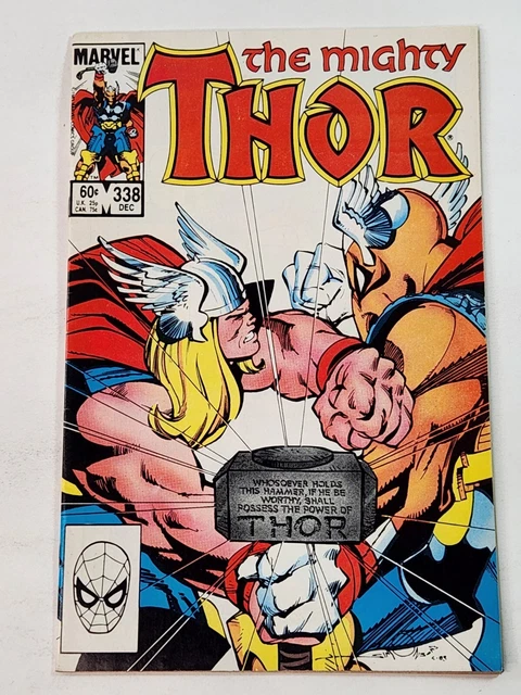 The Mighty Thor 338 DIRECT Signed by Walt Simonson No COA 2nd App Beta Ray Bill