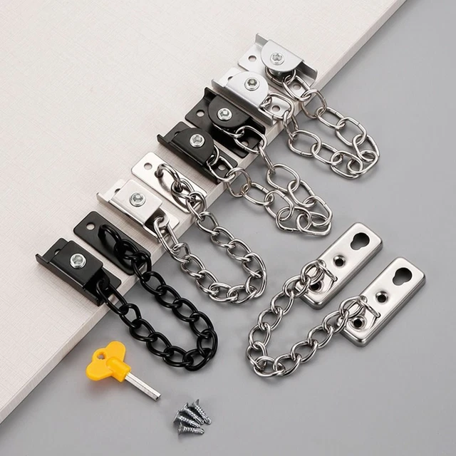 LOCKS HASP STAINLESS Steel Window limiter Window Safety Latch Chain ...