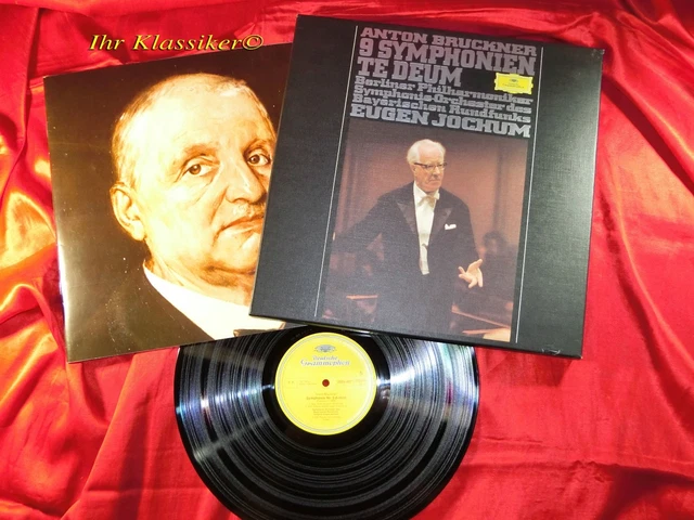 BRUCKNER 9 SYMPHONIEN Eugen Jochum Berliner Philh. Vinyl 11Lp-Box-Dgg ...
