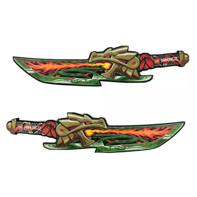 Lego Ninjago Sword Toys Kai Fire Dragon 851335 Childrens Foam Play Ninja  Gear X2 £14.97 - Picclick Uk