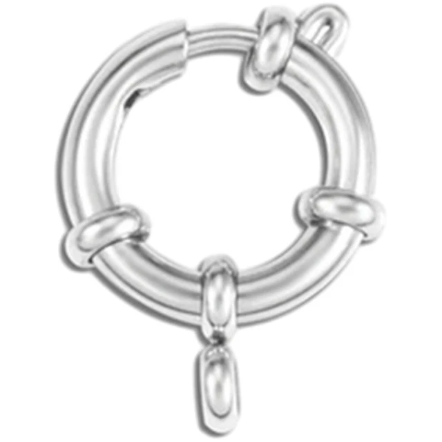 Premium 10 STCK. Edelstahl Federring offener Ring für personalisierte Kunst