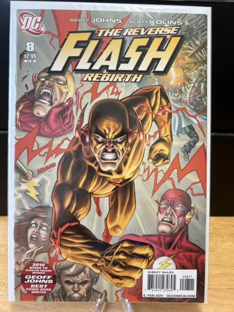 DC Comics The Flash Rebirth #8 2011 Reverse Flash Geoff Johns