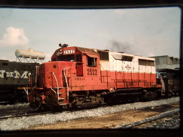 ZK18 TRAIN SLIDE Railroad Short Line VMV 2522 GP35 Monterrey N.L. 1988