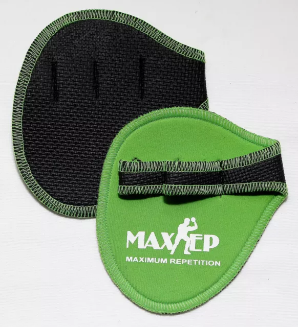 MaxRep Fitness Pads Gym Exercice Gants Haltérophilie - Vert