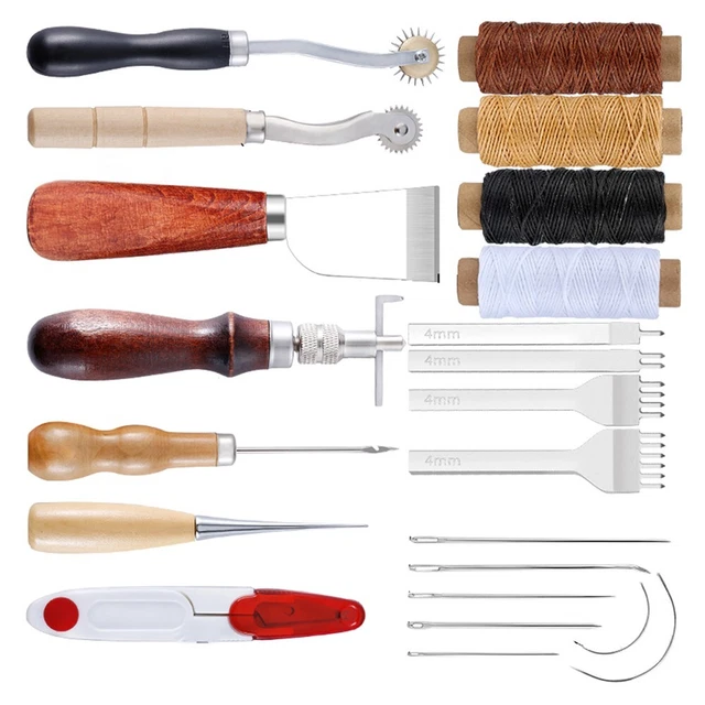 Von Tools herramientas de máquina kit de herramientas artesanales de cuero orificio de cuero golpe