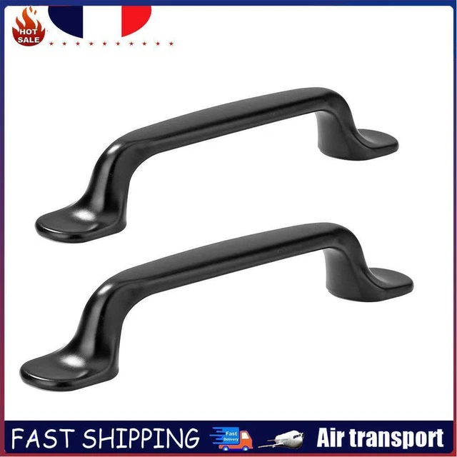 Zinc Alloy Black Cabinet Handle for Kitchen Cupboard Door Pulls Drawer Furniture