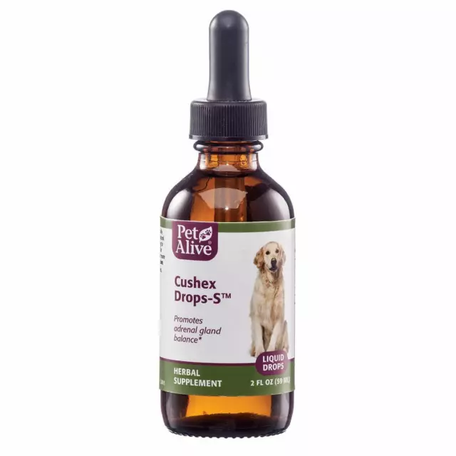 PetAlive Cushex Drops S (60ml) - Natural Remedy for Adrenal Health in Dogs