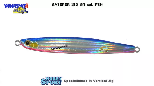 Vertical Jig Yamashita - Maria  Saberer 150 Bph Pesca Barca Ricciola