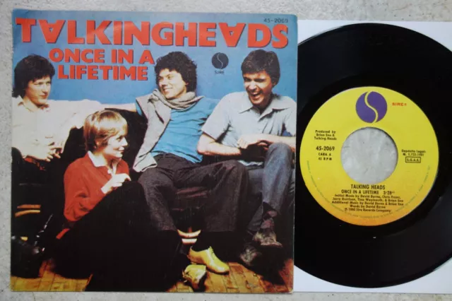 TALKING HEADS ‎– Once In A Lifetime 7" Sire singolo ‎45-2069 Spagnolo unico PS
