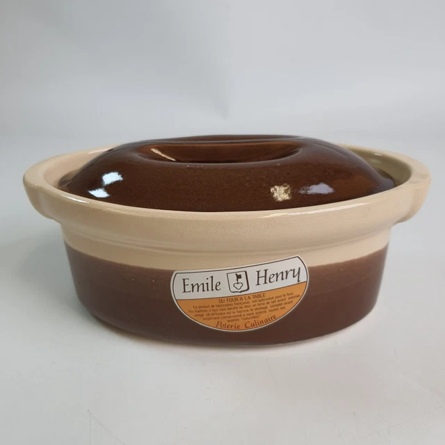 Emile Henry Eh344553 Cocotte Ronde Céramique Rouge Grand Cru 28,5 X 28,5 X 18 cm
