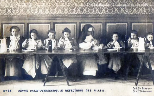 CPA 62 BERCK PLAGE HOPITAL CAZIN PERROCHAUD LE REFECTOIRE DES FILLES  (dos non d