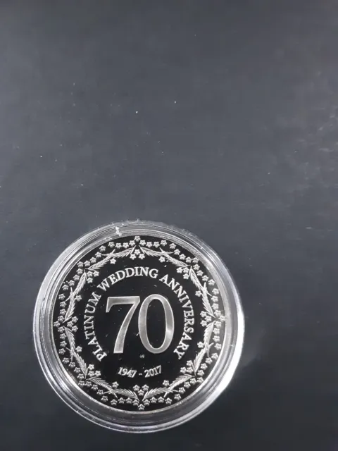 2017 Queen Elizabeth 11  1 crown platinum Wedding Anniversary