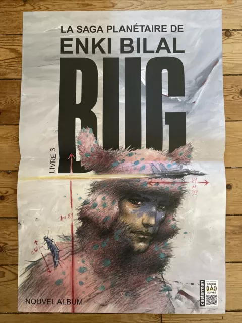 Affiche-BUG-Enki Bilal-Format 40/59-BD.