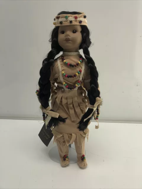 Heritage Mint Collection Porcelain Native American Doll House Of Lloyd