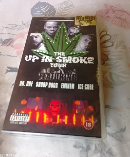 THE UP IN Smoke Tour VHS 18 Music Concert - Dr. Dre, Snoop Dogg