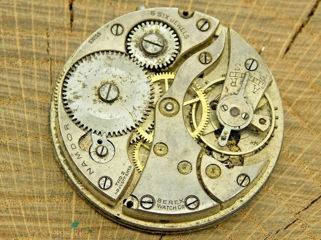 Mouvement Ancien De Montre De Poche - Occasion - Pour Réparation Ou Collection
