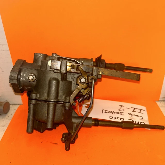 Vintage Johnson Evinrude 35 HP Carburetor 304031 Complete. 1958 Fresh Water I1-1