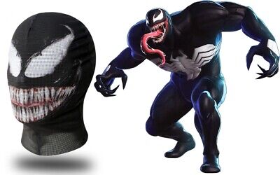 Venom Mask, Superheroes, Cosplay, Adult, Children, Kids Costume, Halloween
