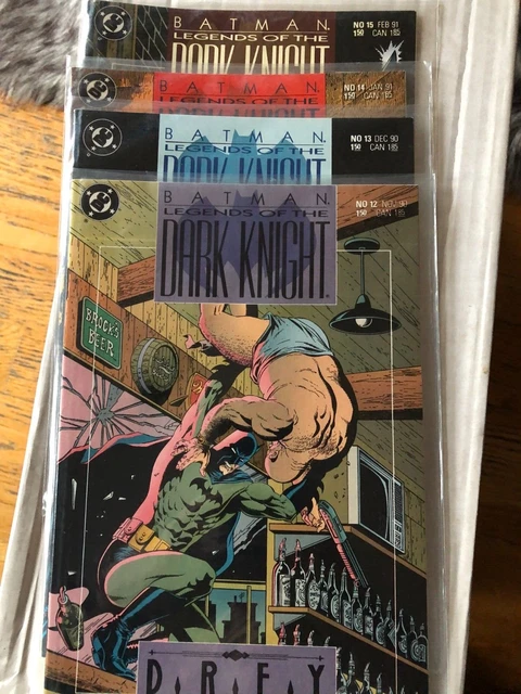 Batman Legends Of The Dark Knight Dc Comic Book Bundle Set Lot Issue 12 13 14 15