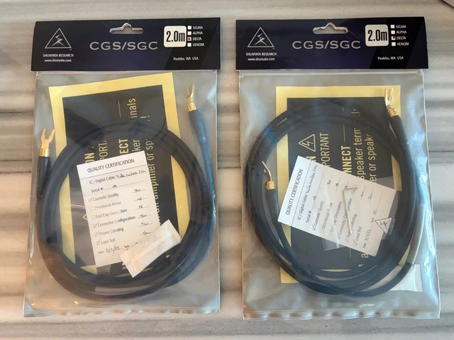 Câble Ethernet Shunyata Research Delta V1 - 1,5 Mètre - Noir Obsidienne - Fabriqué Aux US