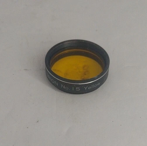 Orion 1.25" #15 Deep Yellow Telescope Filter MADE IN JAPAN