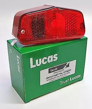 Lucas Rear Lamp Lens L564 1955-70 Bsa Norton Triumph Amc British Bikes