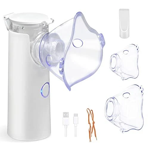 Dispositivo de inhalación nebulizador portátil para niños adultos ultrasonido...
