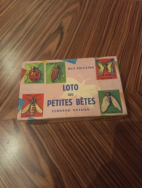 Jeu éducatif Vintage Nathan Images Et Mots - Année 1981 - Occasion, Non Fonctionnel - Pour Collection