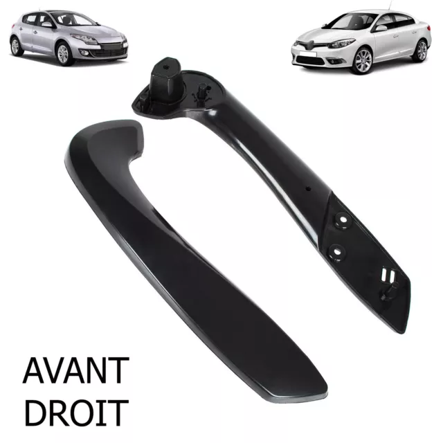 Poignée de Porte Intérieure AVANT DROITE prévu pour Renault Megane 3 Fluence