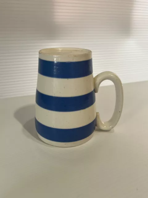 Sadler ceramic Mug /Cup Made In England Vintage Blue White Stripes