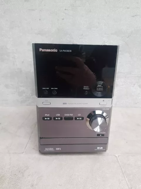 Panasonic CD Stereo System - Black - Unit Only (SA-PM38DB)