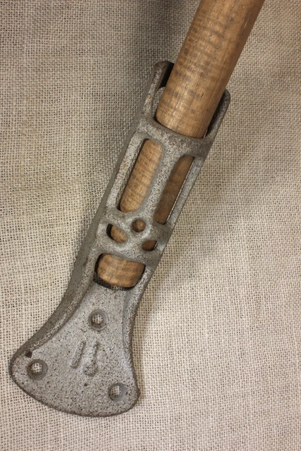 Old Flag Pole Bracket 1 1/4” Heavy Strong Cast Iron Rustic Vintage Galvanized
