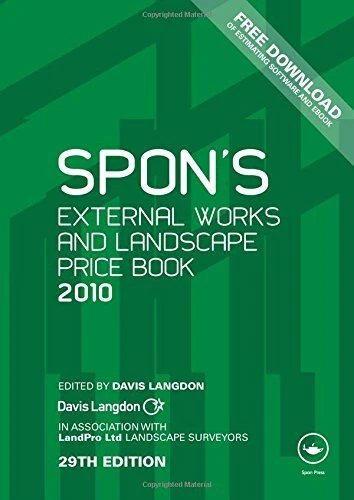 SPON'S EXTERNAL WORKS and Landscape Price Book 2010 (Spon's Pric EUR 83 ...