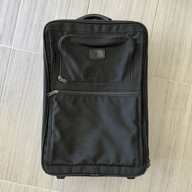 Vintage Tumi Ballistic Nylon Suitcase 22" Carry-on Wheeled Black Luggage 2243D4
