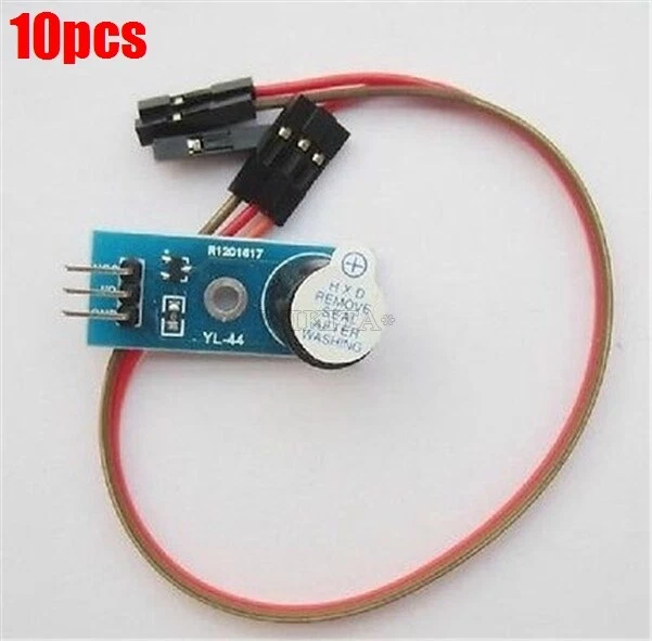 10Pcs For Arduino Sensor Beep Active Buzzer Alarm Module Smart Car Ic New gx