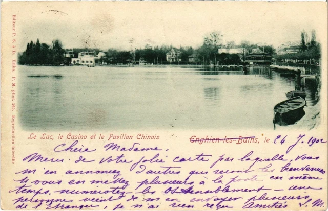 CPA Le Lac, les Casino et le Pavillon Chinois (107245)