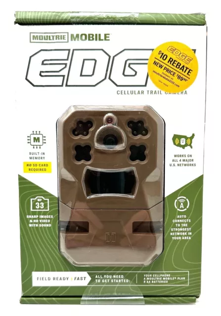 MOULTRIE Mobile EDGE Cellular Trail 33 Mp Camera Model MCG-14076