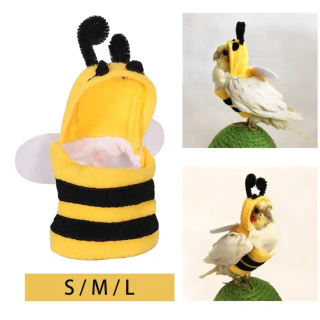 Vestiti per piccoli animali Tuta volante a forma di ape Abiti invernali per