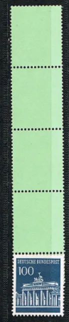 Brandenburger Tor, RE 1+4 Lf, grün, 100Pf, Mi.Nr. 510, **,