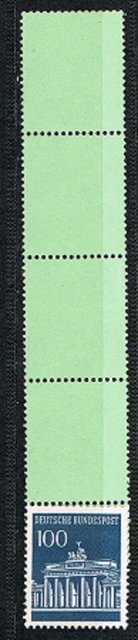 Brandenburger Tor, RE 1+4 Lf, grün, 100Pf, Mi.Nr. 510, **,
