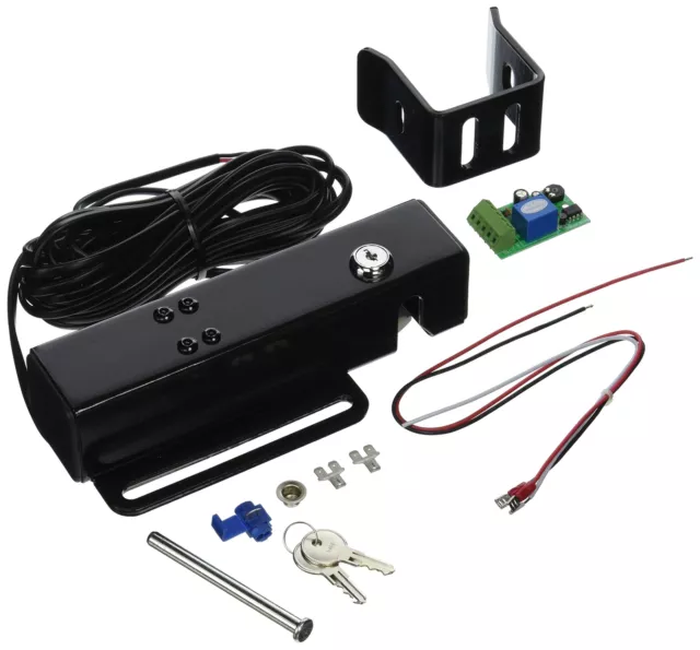 Automatic Gate Lock (FM143) for Mighty Mule Automatic Gate Openers , Black