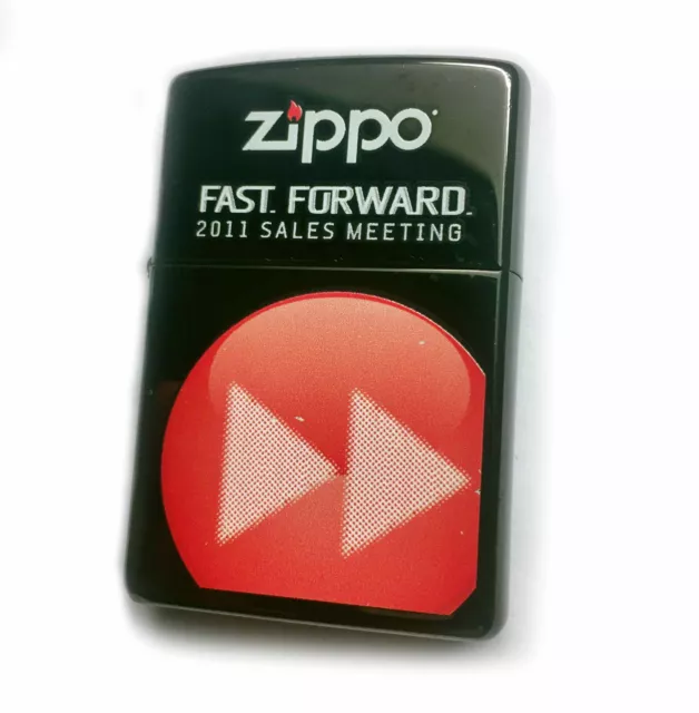 Zippo 2011 SALES MEETING "FAST FORWARD" Limited Edition MEGA RARE Only1 on ebay!