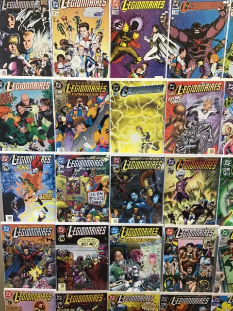 DC Comics - Legionnaires 1st Series - Comic Book Lot of 56 2