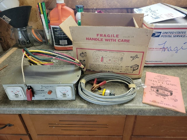 Vintage Translectric Service Mate Power Converter For Automobiles
