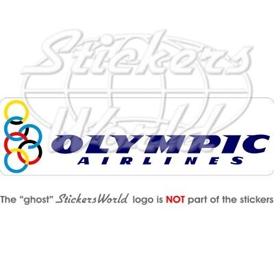 OLYMPIC AIRLINES Greek Airways Aviation 8" (200mm) Vinyl Bumper Sticker, Decal