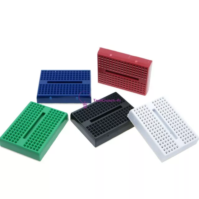 5 Color Mini Solderless Prototype Breadboard 170 Tie-points For Arduino Shield